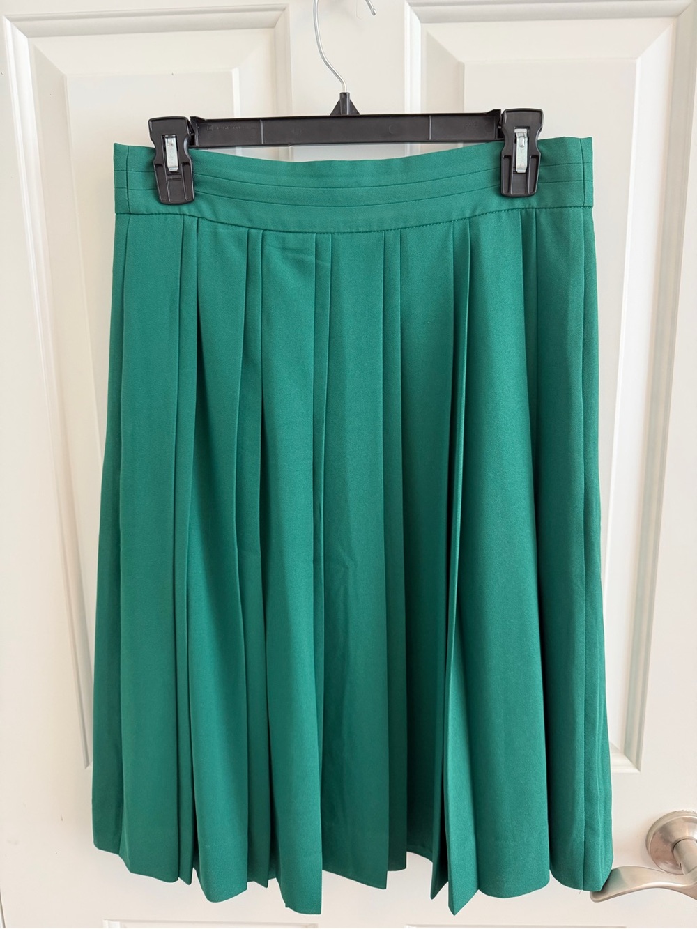 J.Crew Green Pleated Women's Skirt